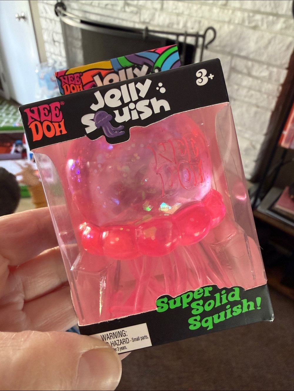 Schylling- Needoh- AUTHENTIC- Jelly Squish- PINK- LAST ONE!